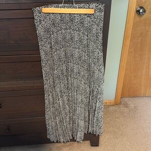Pleated maxi dress